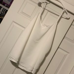 White flowy tank